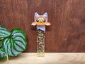 🐱 Glitter Kitty Resin Bookmark